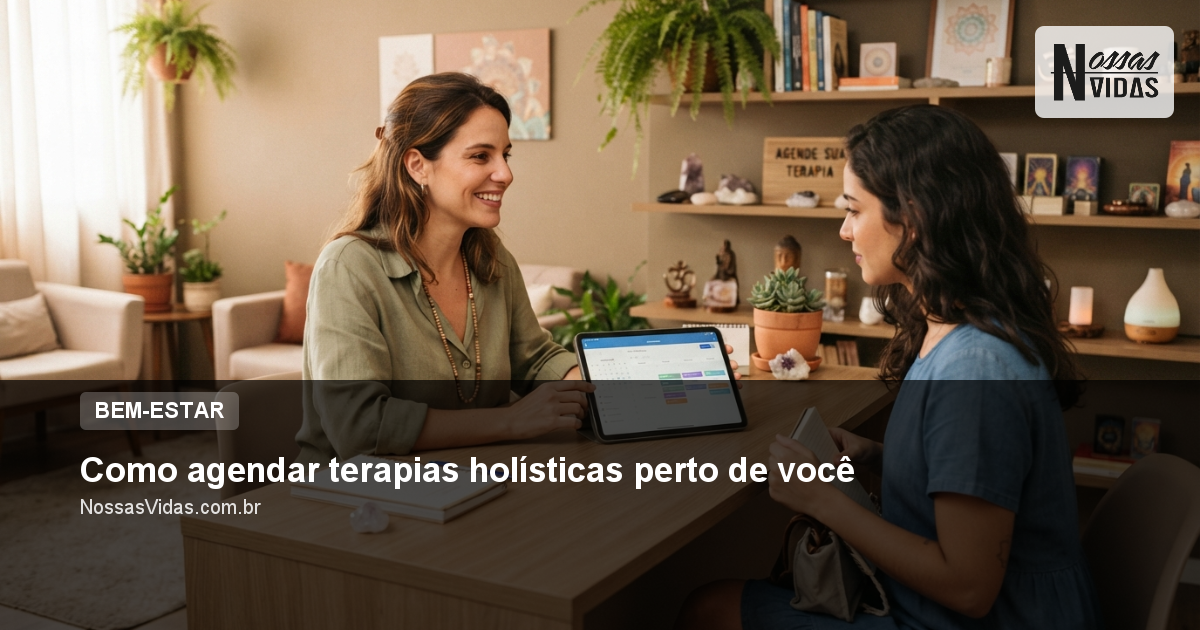 Como agendar terapias holísticas perto de você