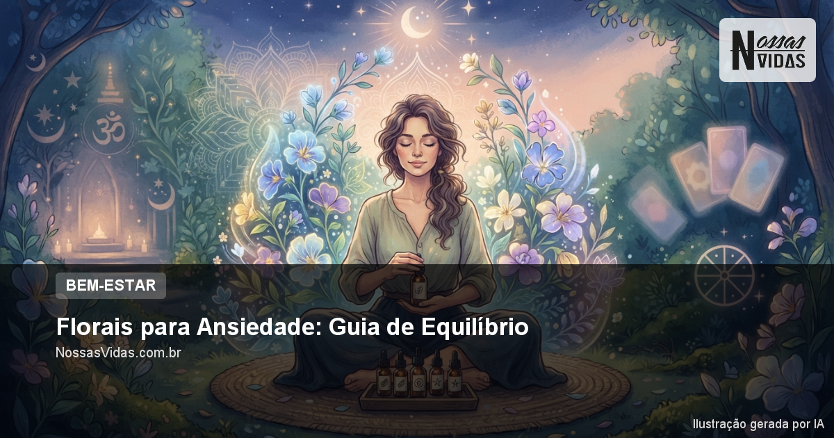 Florais para Ansiedade: Guia de Equilíbrio